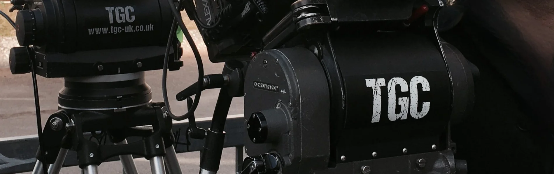 TGC heads support cameras on location